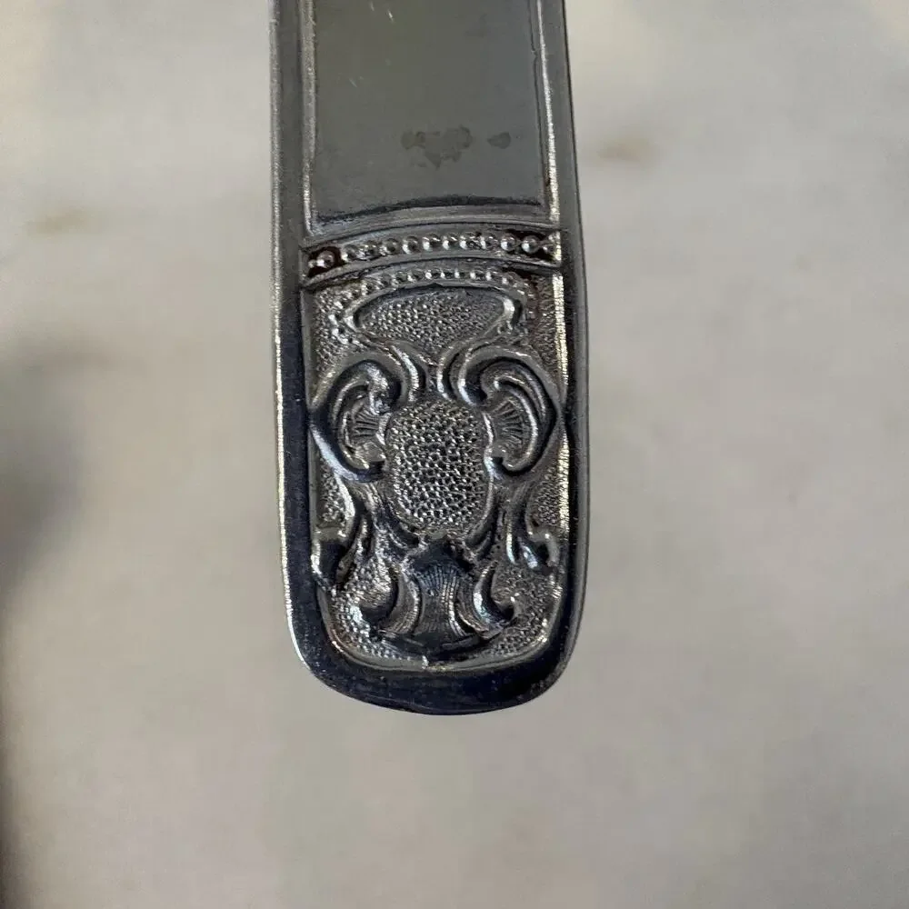 Vintage Inoxpran Italy 18/10 Stainless Steel Dinner Forks Ornate Scroll Pattern